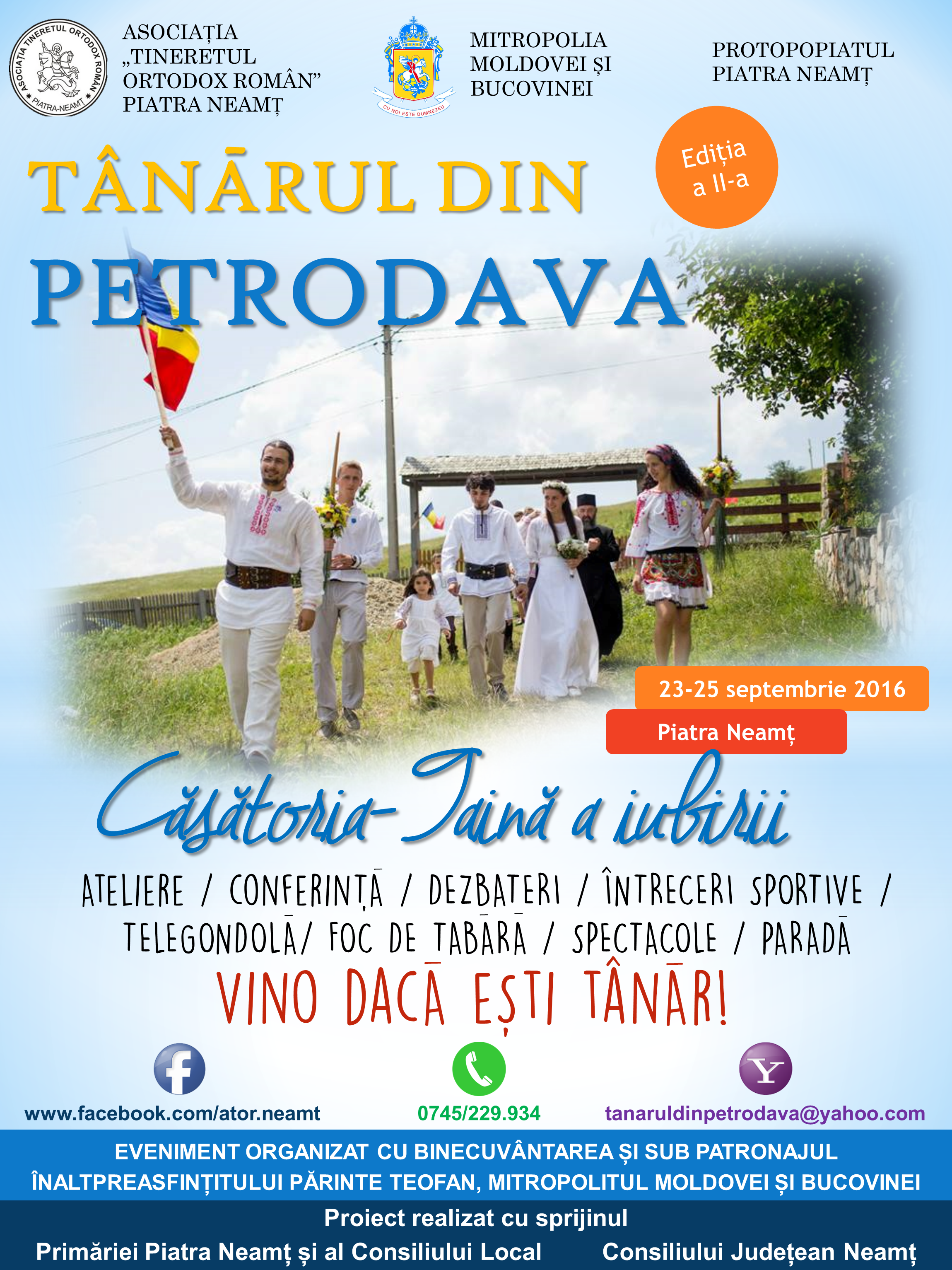 „Căsătoria - Taină a dăruirii şi a desăvârşirii persoanei“