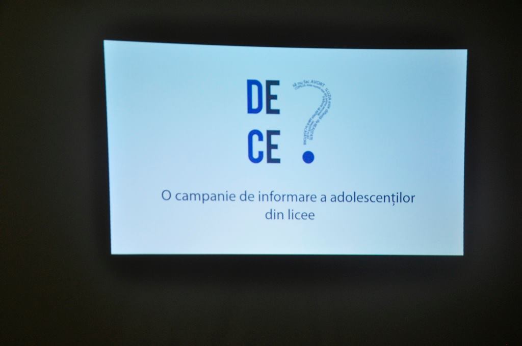 Program de informare a adolescenților din județul Neamț desfășurat de Pro Vita Iași
