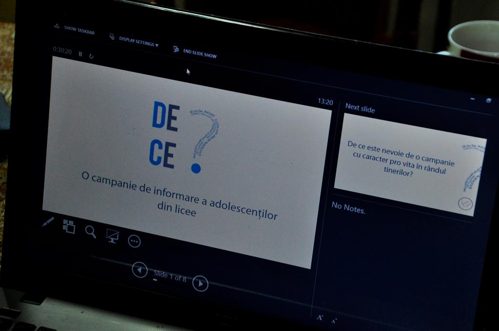 Program de informare a adolescenților din județul Neamț desfășurat de Pro Vita Iași