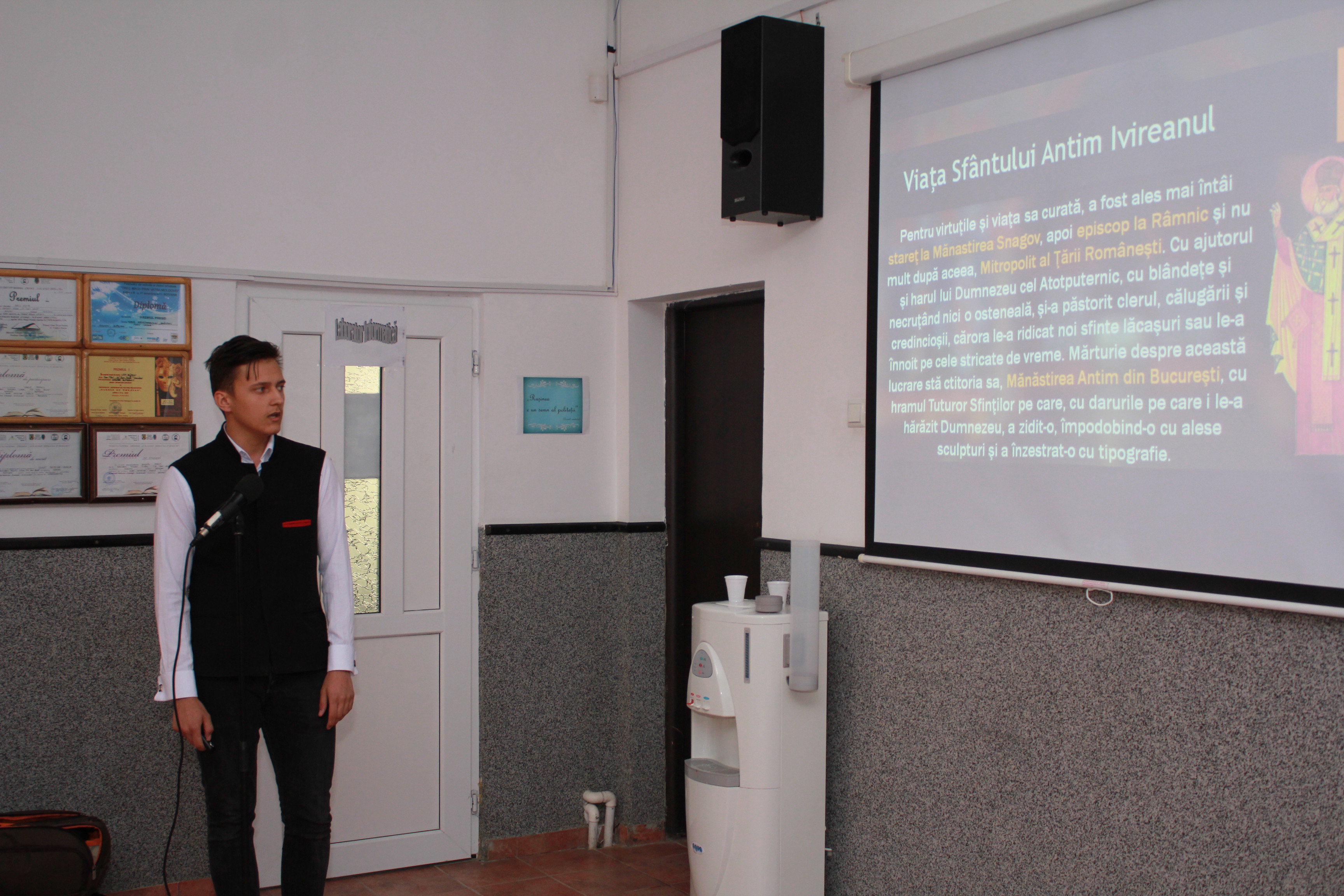 Sfântul Ierarh Martir Antim Ivireanul, omagiat  la Seminarul Teologic Liceal „Sf. Ioan Iacob” Dorohoi