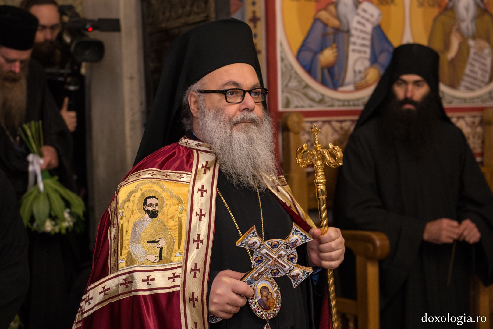 Întâmpinarea Patriarhului Ioan al X-lea la Mănăstirea Putna (GALERIE FOTO)