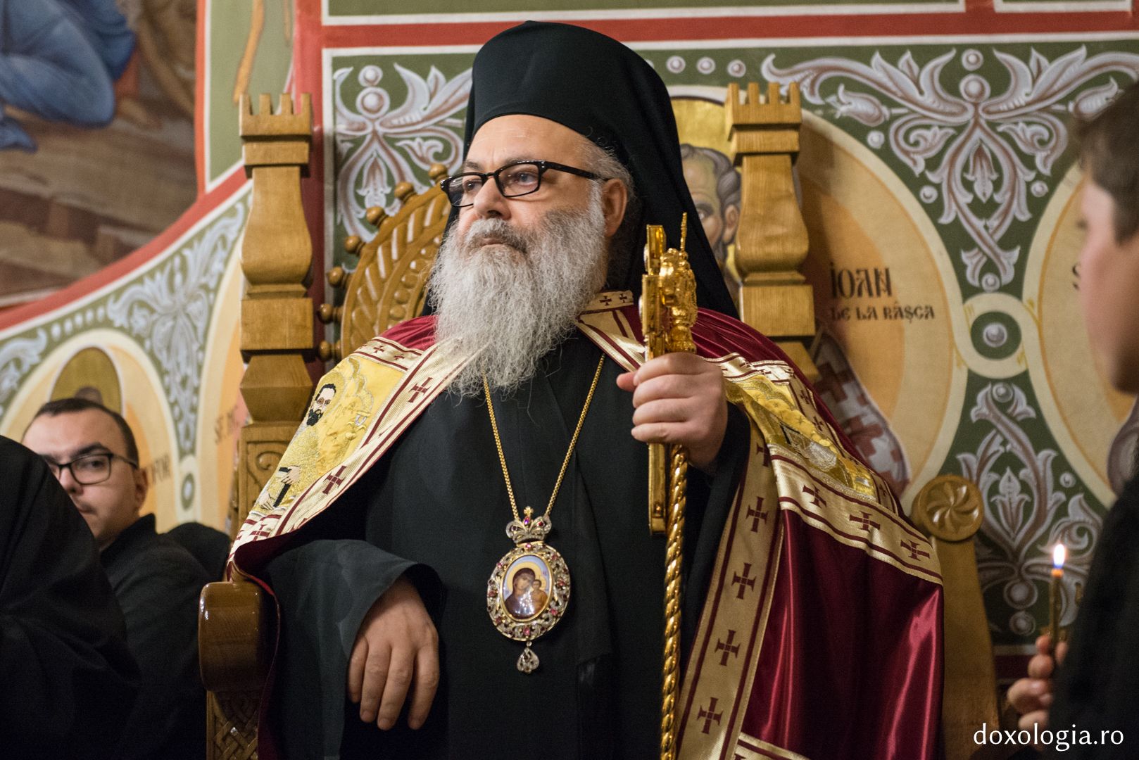 Întâmpinarea Patriarhului Ioan al X-lea la Mănăstirea Putna (GALERIE FOTO)