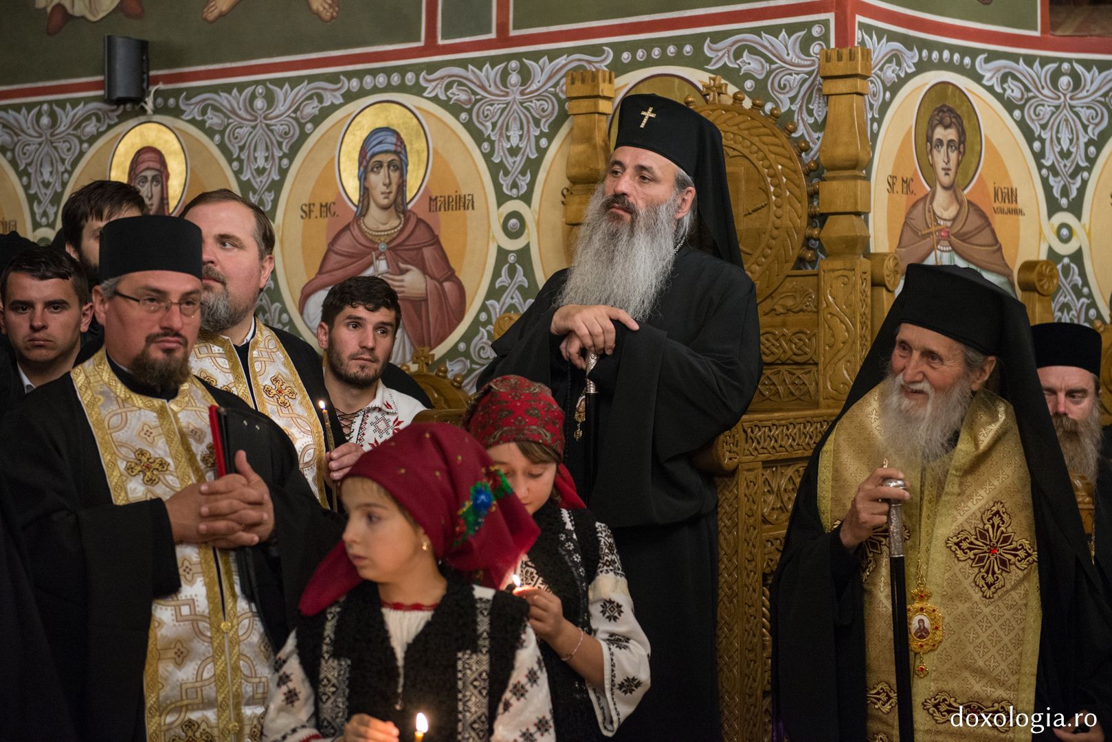 Întâmpinarea Patriarhului Ioan al X-lea la Mănăstirea Putna (GALERIE FOTO)