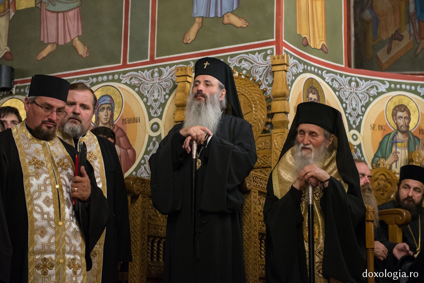 Întâmpinarea Patriarhului Ioan al X-lea la Mănăstirea Putna (GALERIE FOTO)