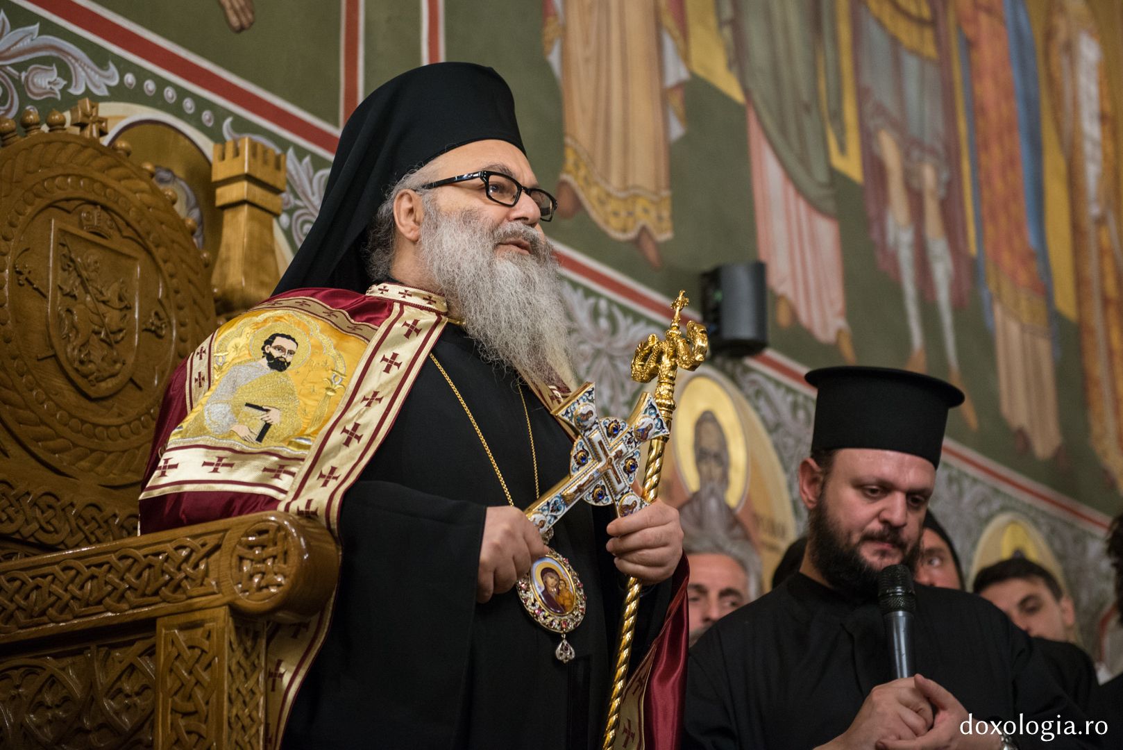 Întâmpinarea Patriarhului Ioan al X-lea la Mănăstirea Putna (GALERIE FOTO)