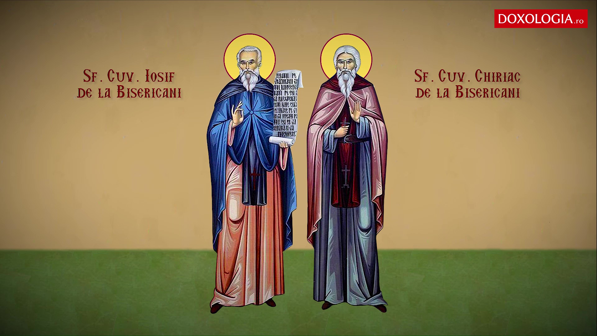 Troparul Sfinților Cuvioși Chiriac și Iosif de la Bisericani