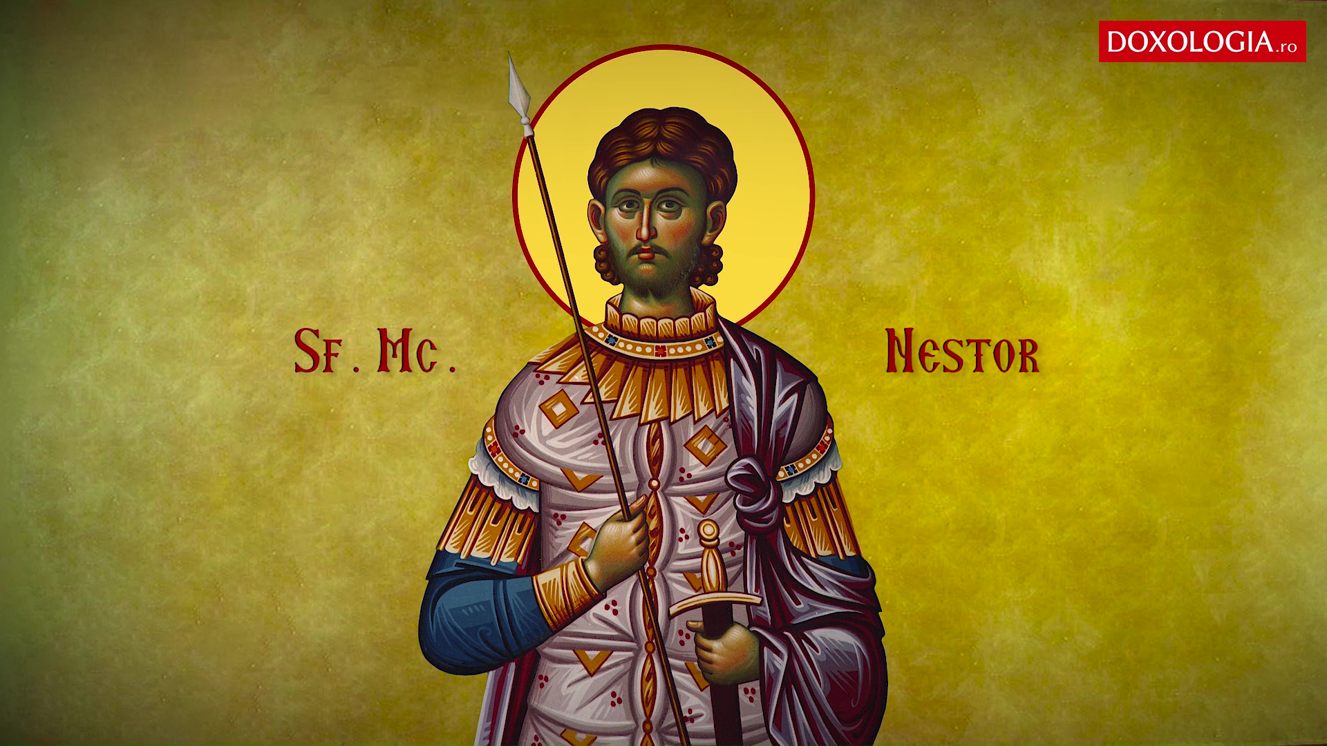 Troparul Sfântului Mucenic Nestor Troparul Sfântului Mucenic Nestor