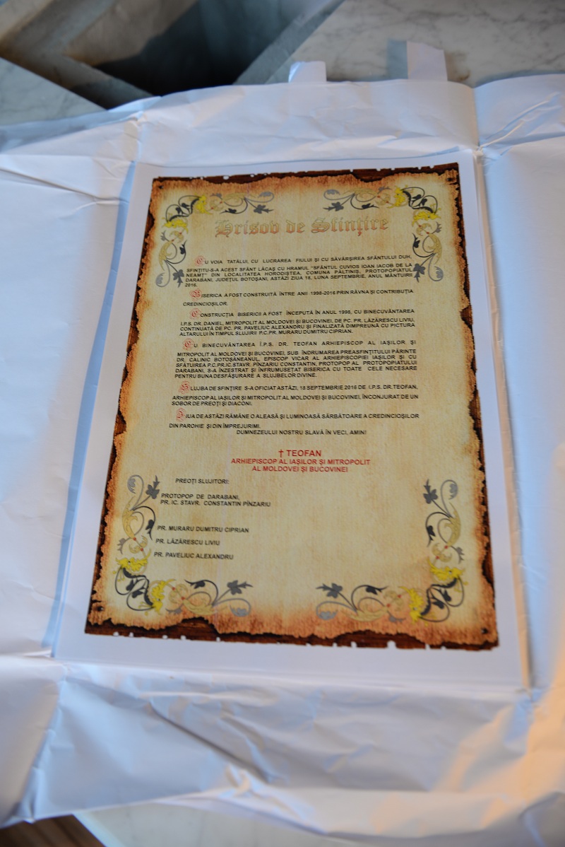 Cea mai nordică biserică de pe teritoriul țării noastre, sfințită de IPS Mitropolit Teofan Cea mai nordică biserică de pe teritoriul țării noastre, sfințită de IPS Mitropolit Teofan