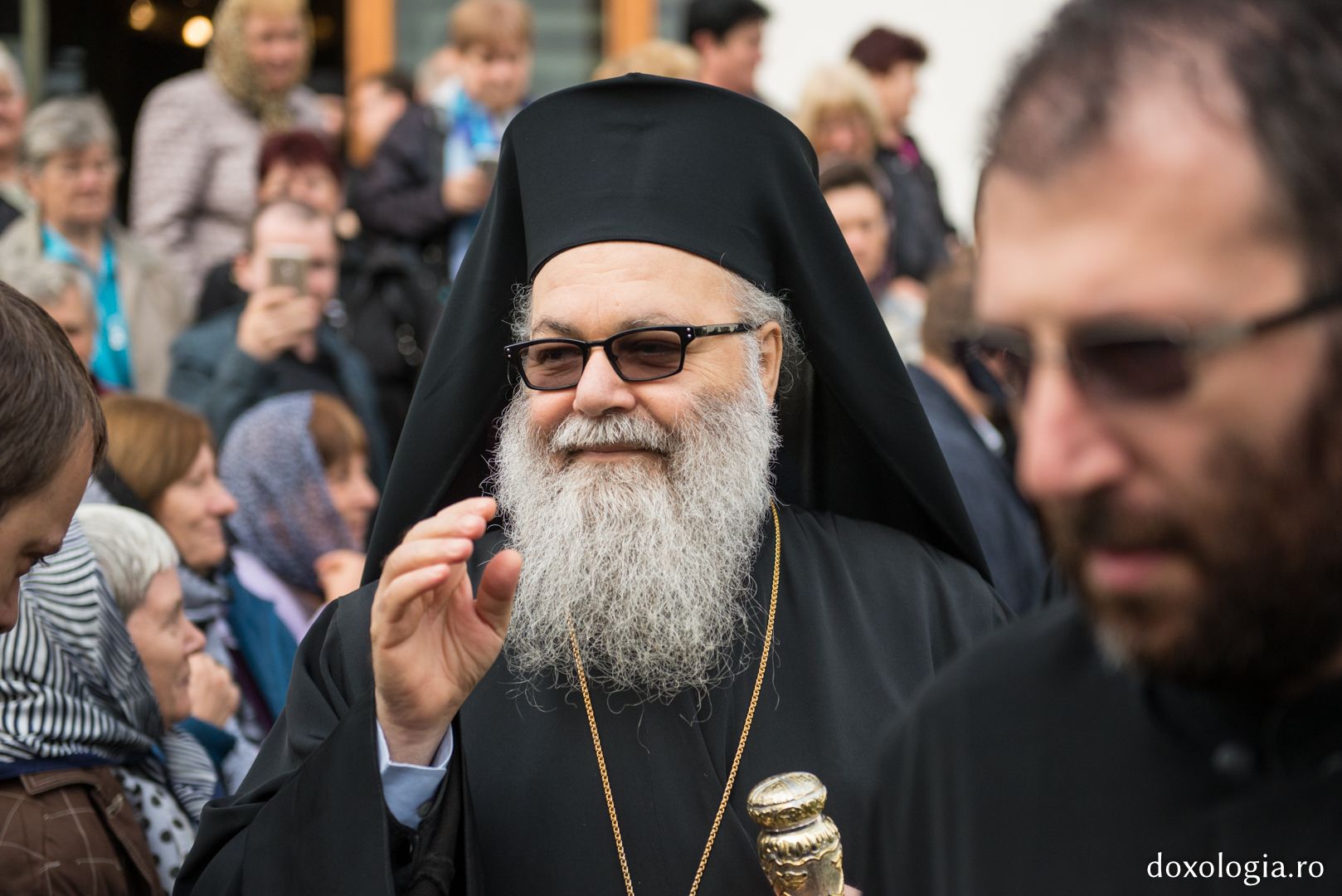 În cadrul vizitei la Mănăstirea Putna, Patriarhul Antiohiei a sfințit racla Sfântului Ierarh Iacob Putneanul