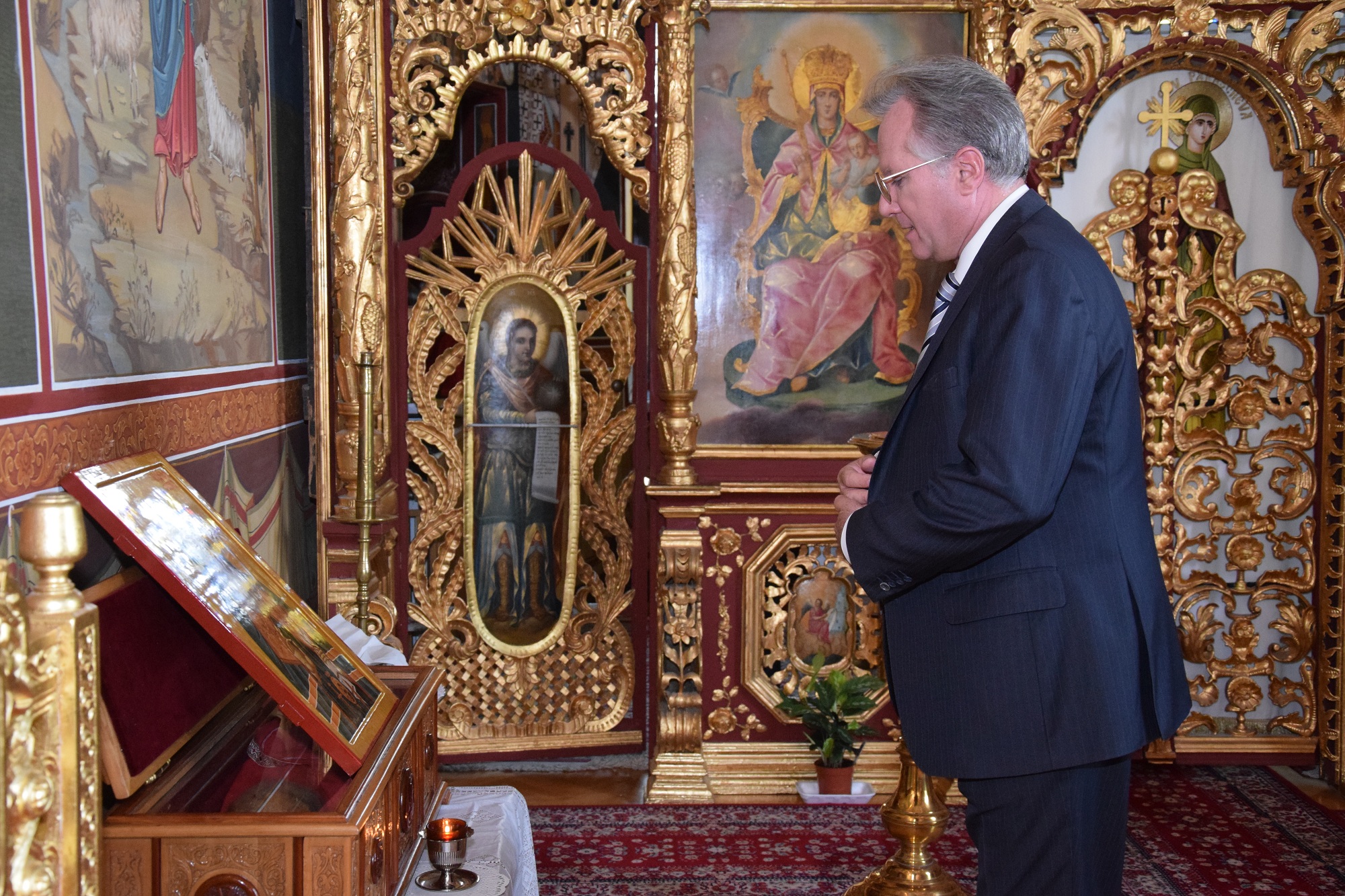 Mitropolitul Moldovei și Bucovinei s-a întâlnit cu d-l Teofil Rendiuk, Însărcinatul cu Afaceri a.i. al Ucrainei în România