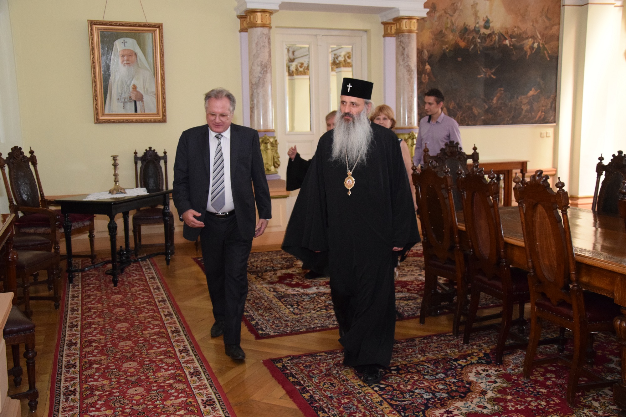 Mitropolitul Moldovei și Bucovinei s-a întâlnit cu d-l Teofil Rendiuk, Însărcinatul cu Afaceri a.i. al Ucrainei în România