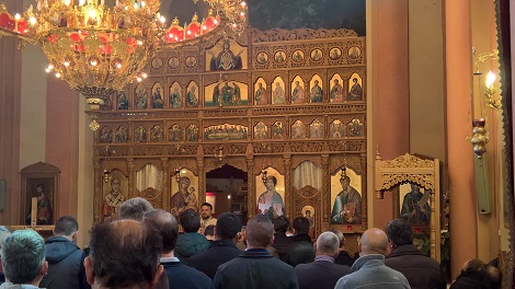 Hram la Verbania și instalarea noului paroh