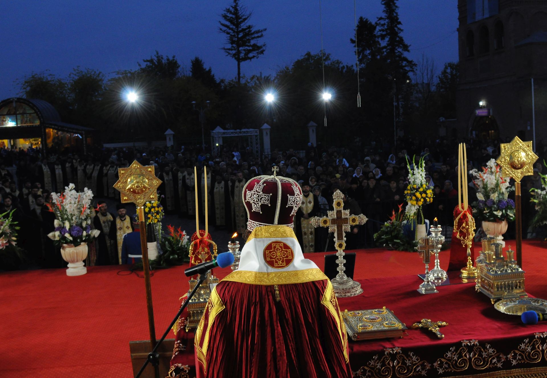 Slujbă de Priveghere la Patriarhie: Sfântul Dimitrie, Izvorâtorul de Mir, cinstit pe Colina Bucuriei