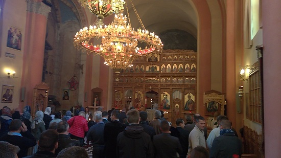 Hram la Verbania și instalarea noului paroh