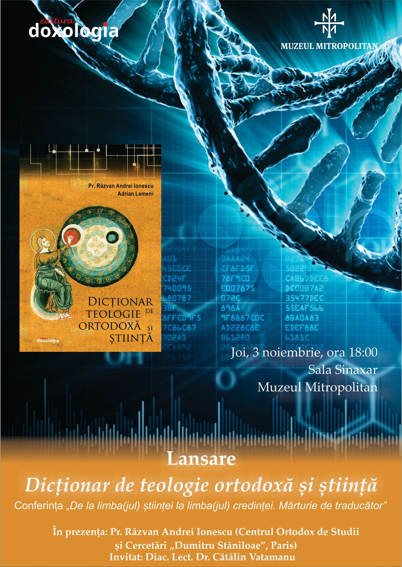Apariție inedită pe piața de carte din România: &quot;Dicționar de teologie și știință&quot;