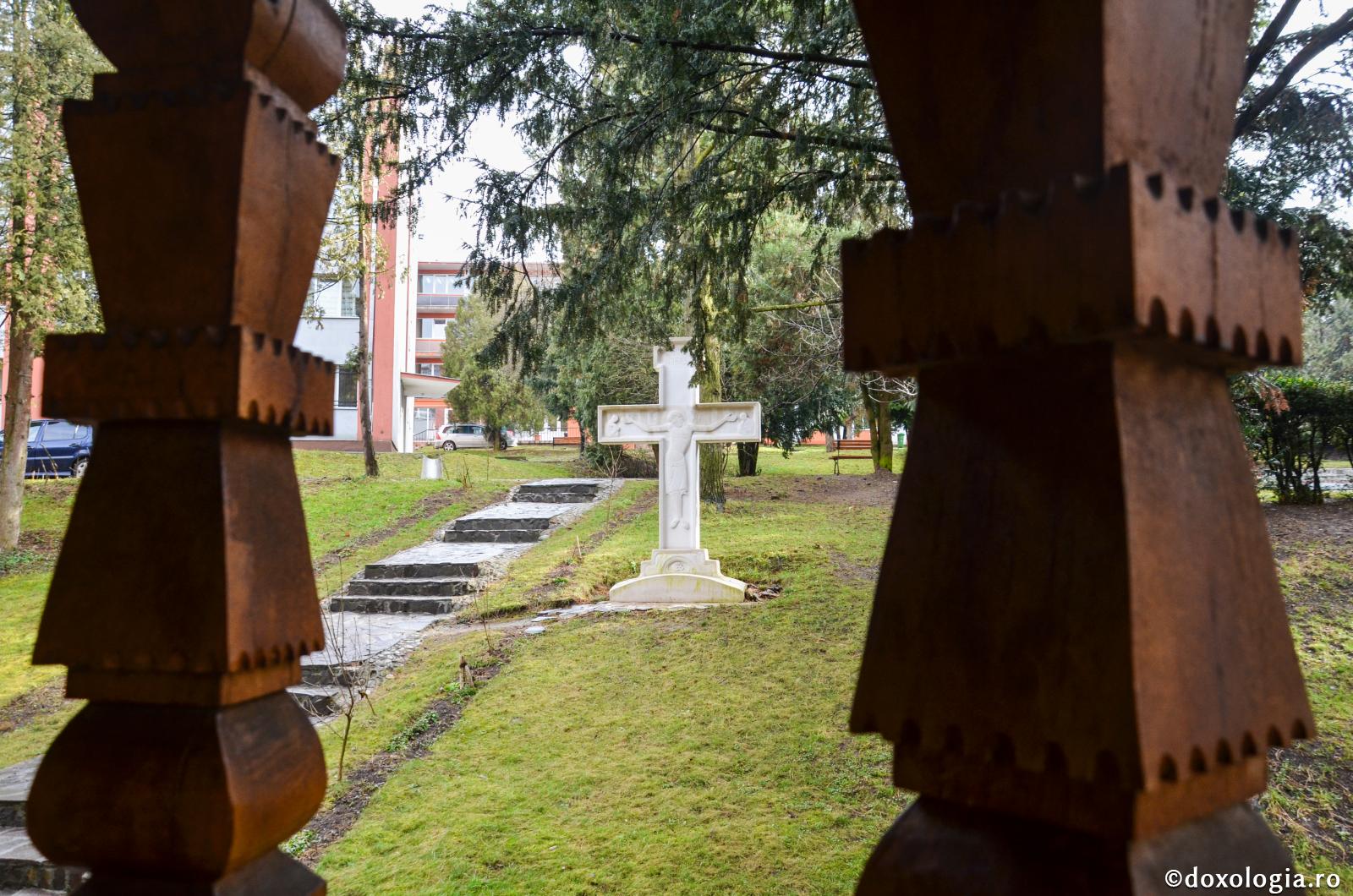 Viața însăși ne învață cum să trăim pe calea Crucii / Foto: Ioana Zlotea cruce de piatră