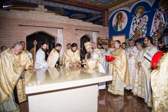 Târnosirea Paraclisului parohial - Verona 1