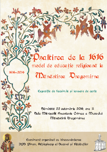 Eveniment cultural la Dragomirna Eveniment cultural la Dragomirna