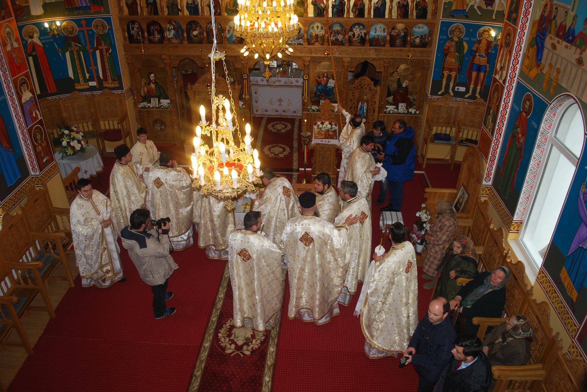 Sfințirea picturii bisericii și a clopotniței din Parohia Homiceni