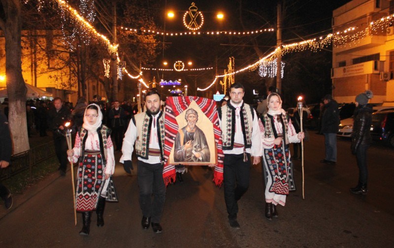 Procesiunea „Lumina Sfântului Apostol Andrei”, la Galați