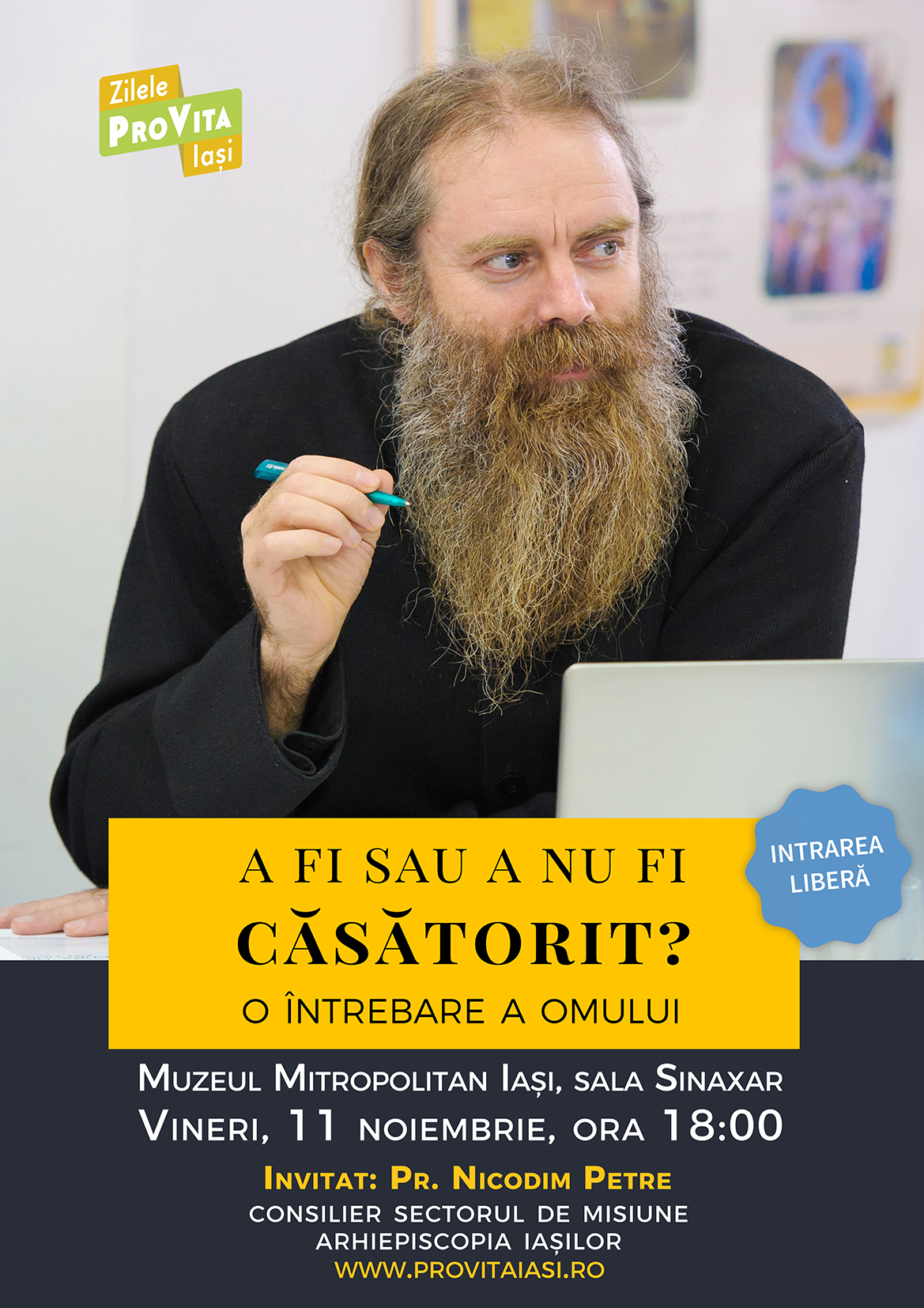 Conferinţă susţinută de pr. Nicodim Petre: „A fi sau a nu fi căsătorit? O întrebare a omului“
