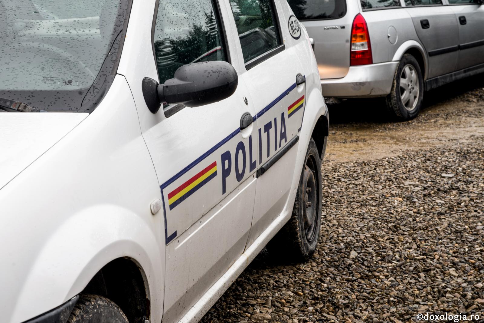 A reușit la Academia de Poliție prin mijlocirea Maicii Domnului / Foto: Oana Nechifor mașină de poliție