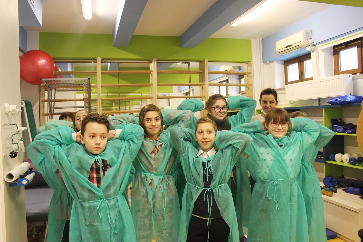 Mici observatori, viitori medici la Spitalul Providența