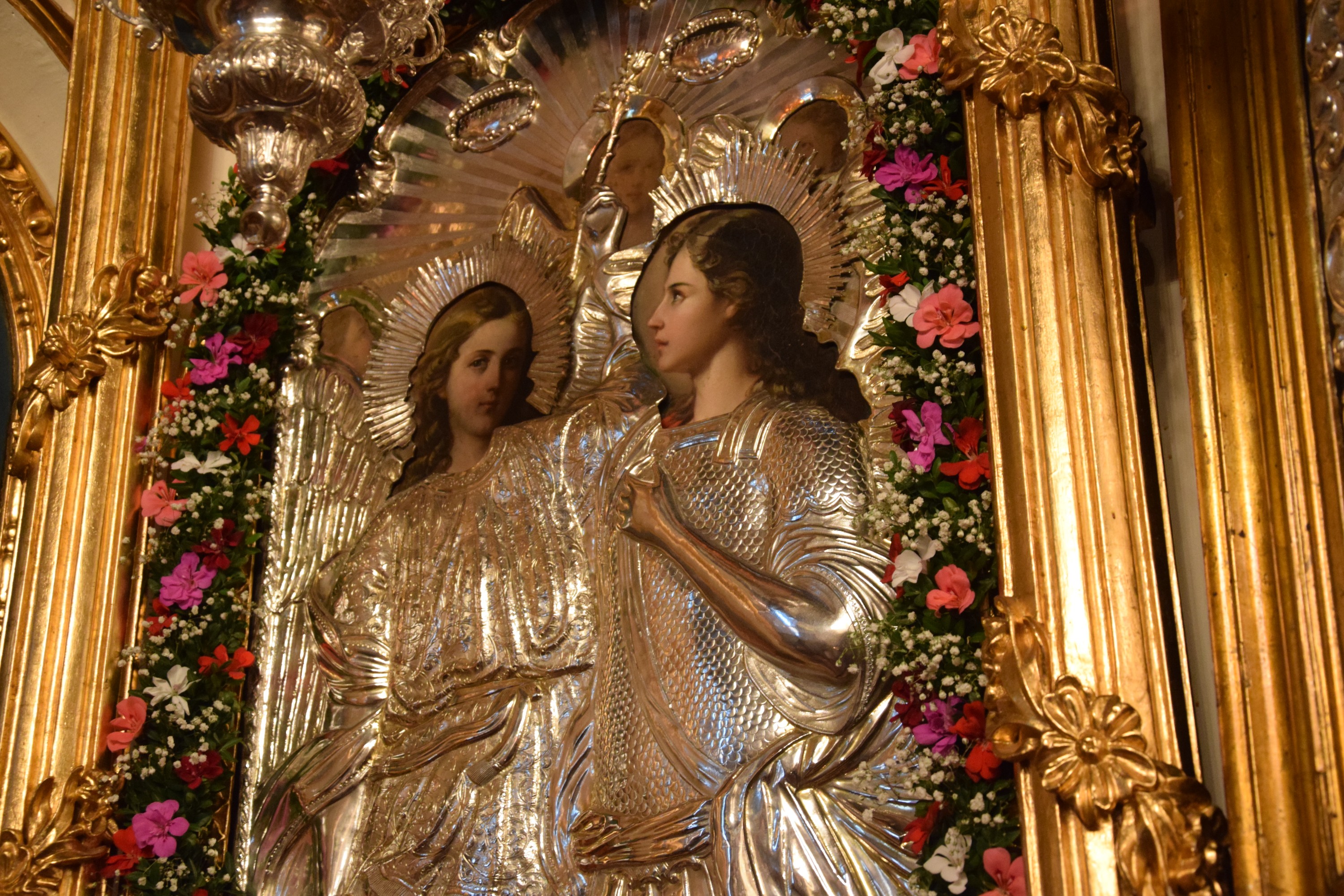 Sfinții Arhangheli, sărbătoriți prin Liturghie arhierească la Mănăstirea Agapia