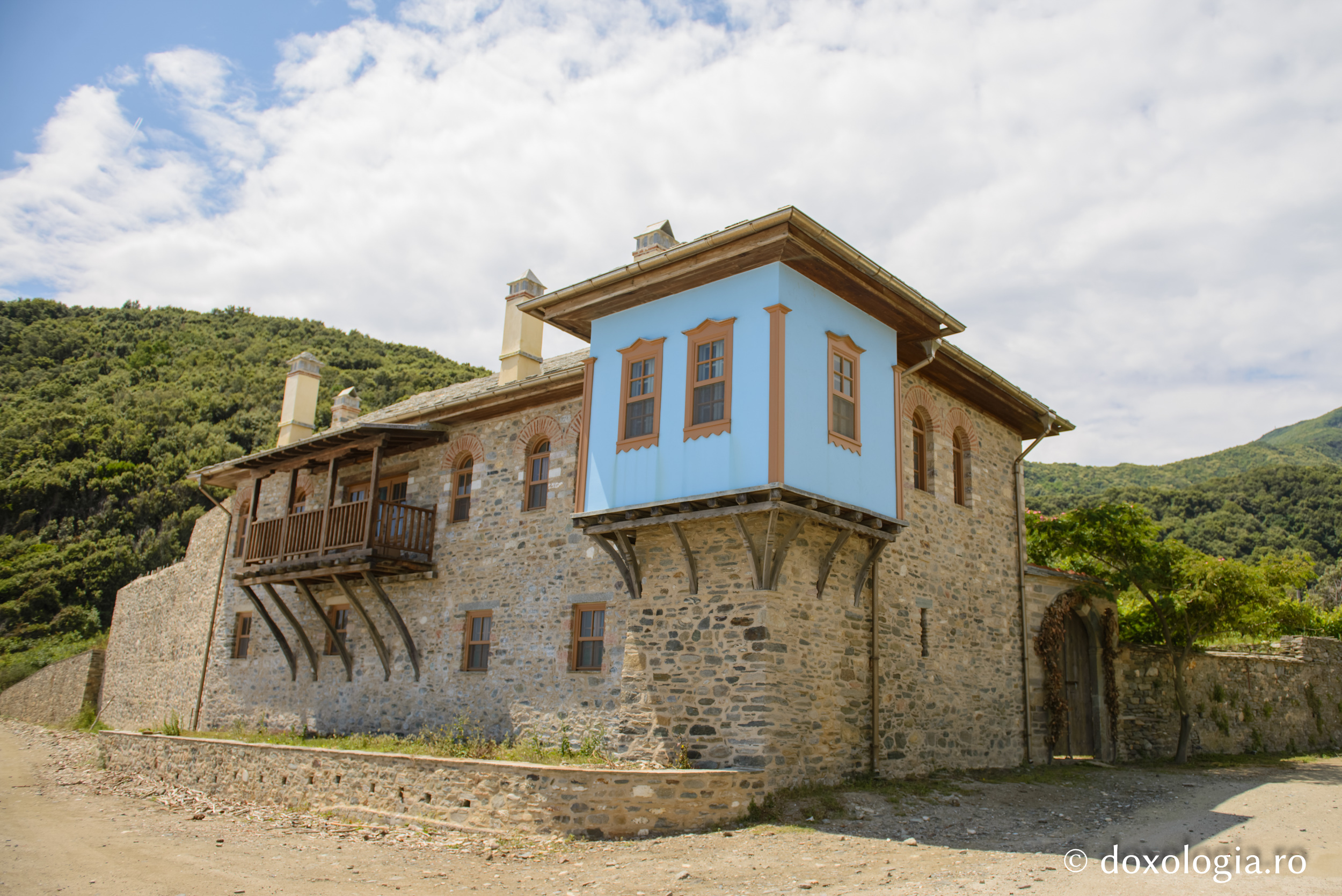 Chilia Icoanei Maicii Domnului „Portărița” – Iviron, Athos / Foto: Pr. Silviu Cluci Chilia Icoanei Maicii Domnului „Portărița” – Iviron, Athos