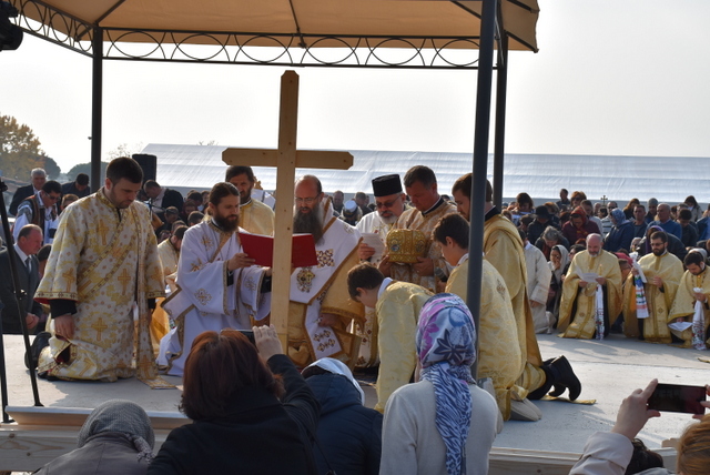 Sfințirea pietrei de temelie pentru biserica din Abano Terme - Italia Sfințirea pietrei de temelie pentru biserica din Abano Terme - Italia