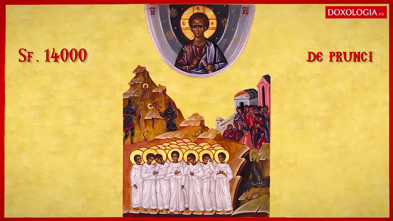 Troparul Sfinților 14.000 de prunci uciși din porunca lui Irod