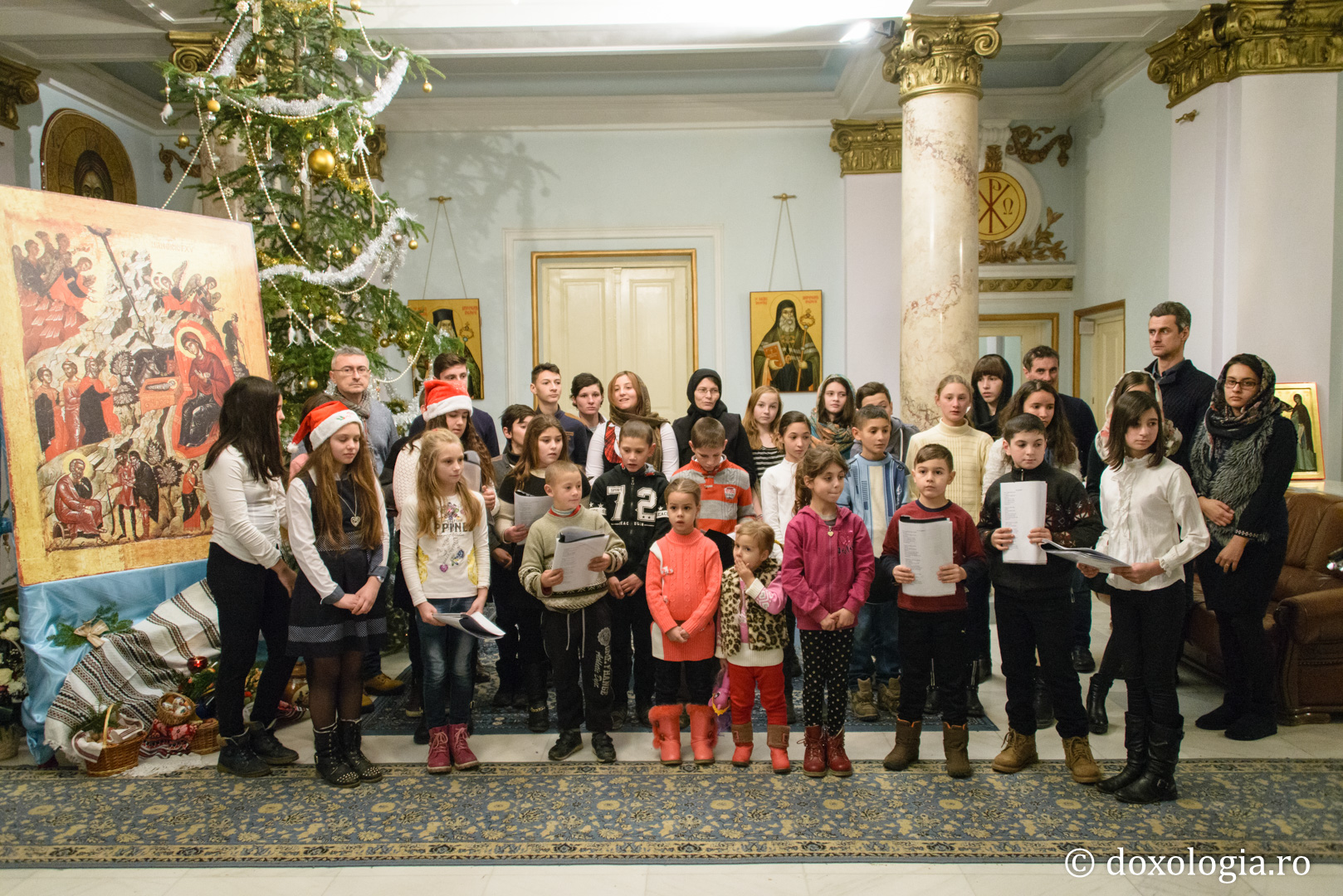 Colindători la Reședința Mitropolitană 2016 - Parohia Moimești-Popricani