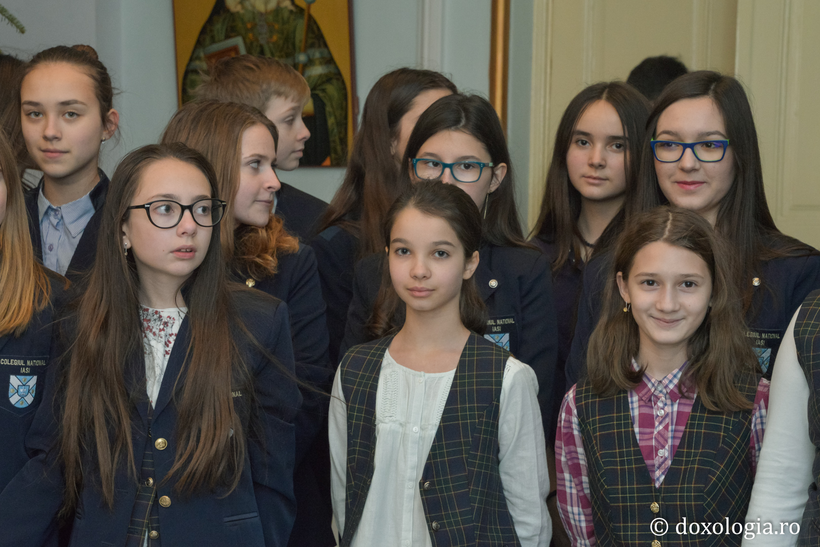 Colindători la Reședința Mitropolitană 2016 - Colegiu Național Iași