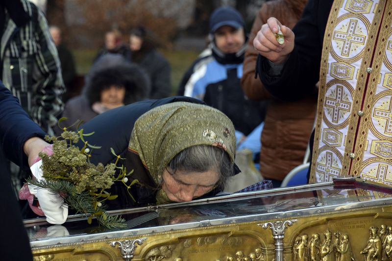 Sfânta Muceniță Filofteia, cinstită la Catedrala Arhiepiscopală din Curtea de Argeș
