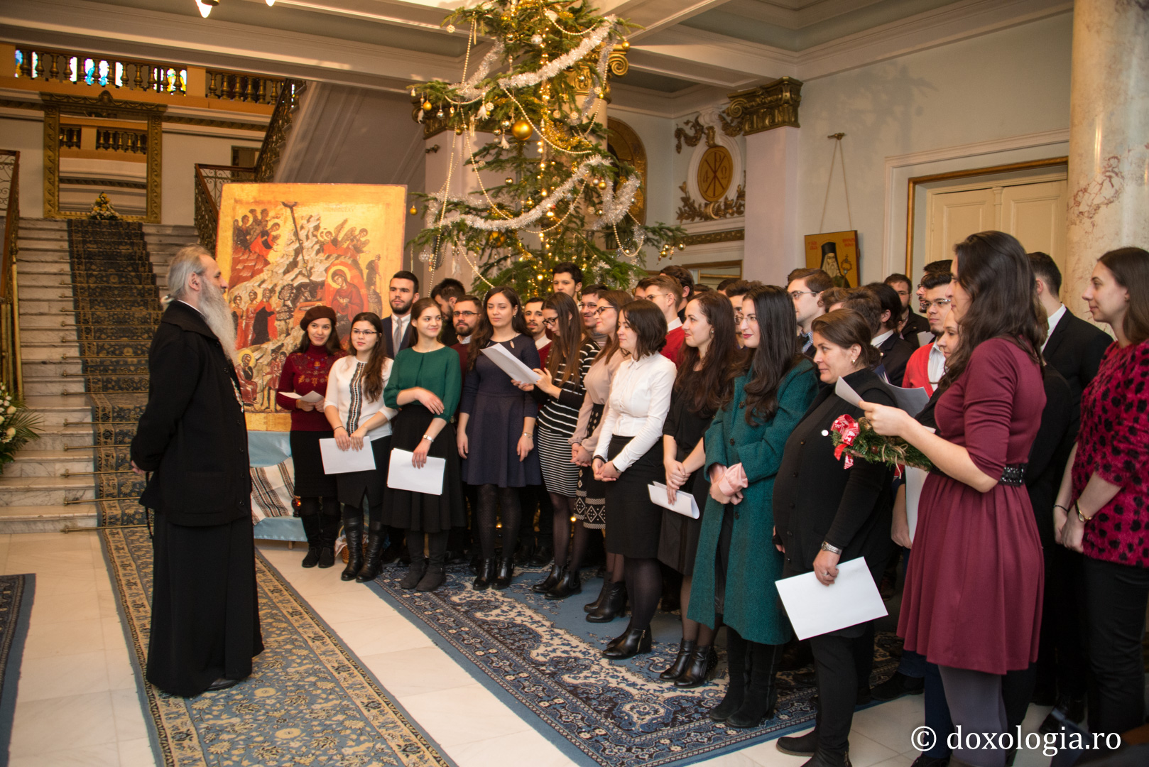 Colindători la Reședința Mitropolitană 2016 - Colegiul Sfântul Nicolae din Iași