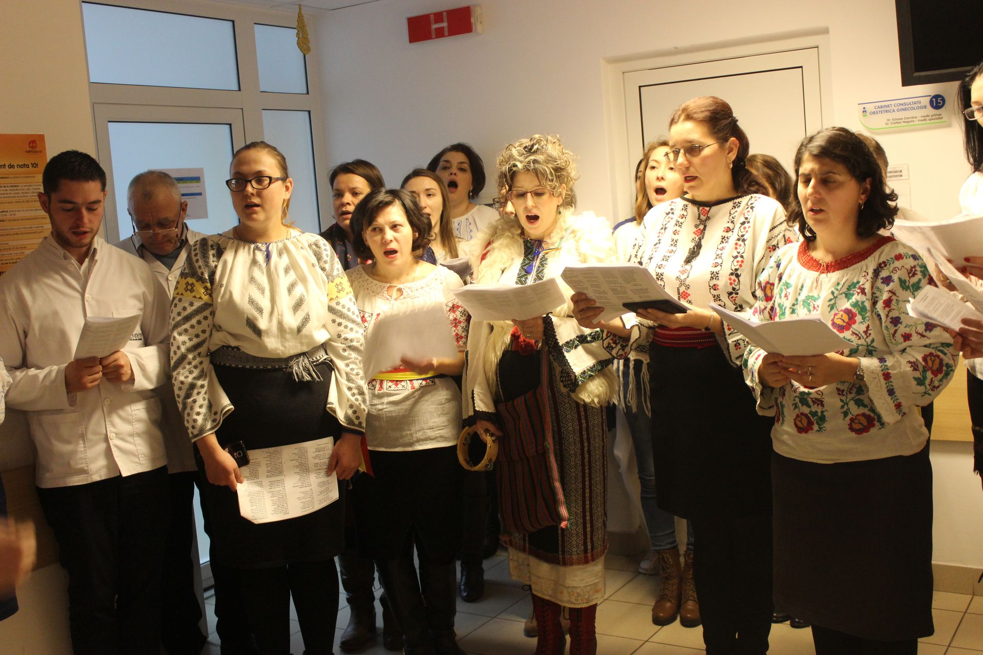 Vestitori ai Nașterii Domnului la Spitalul Providența