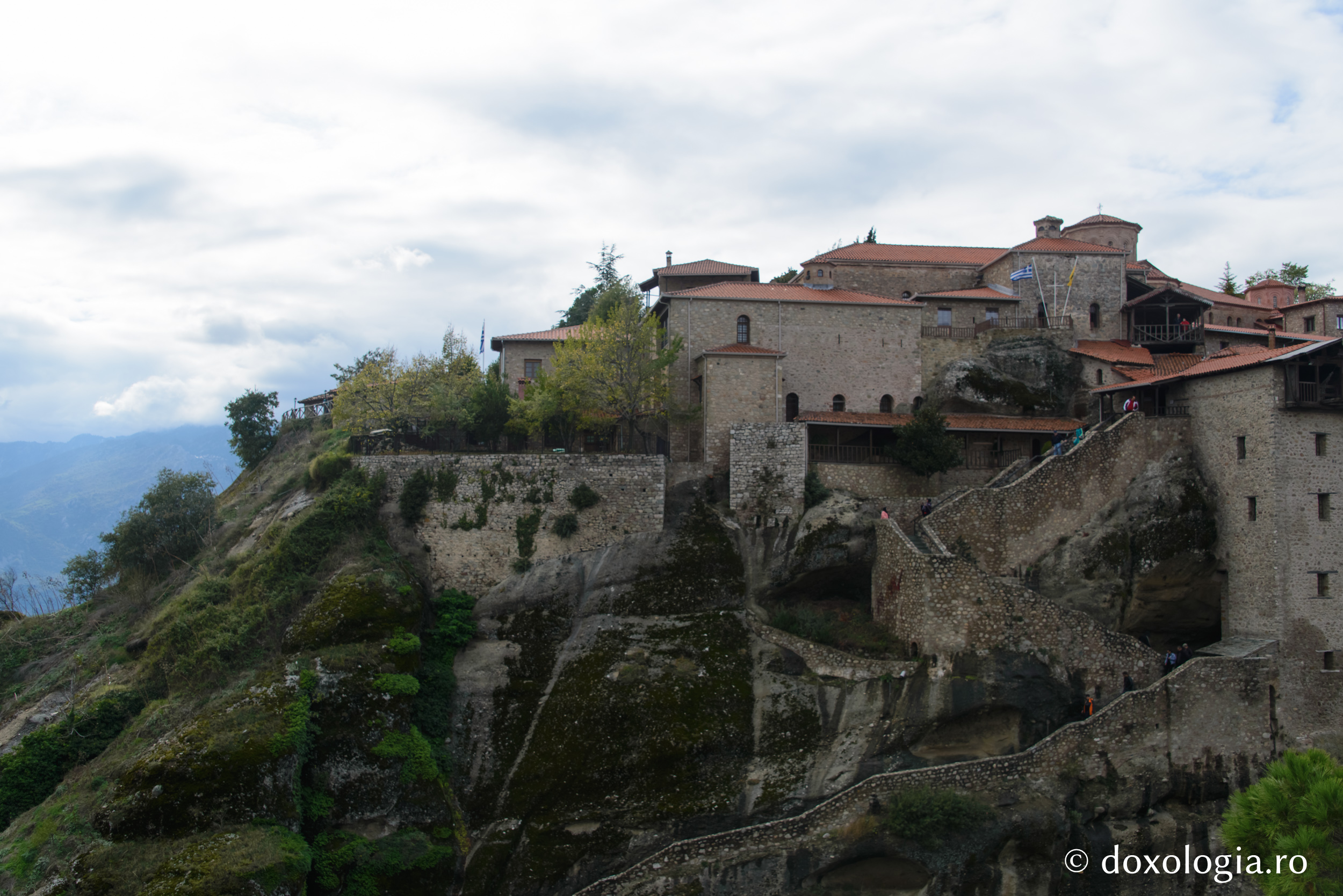 Marele Meteor ‒ mănăstirea cârmuitoare a complexului monahal de la Meteora / Foto: Oana Nechifor Marele Meteor