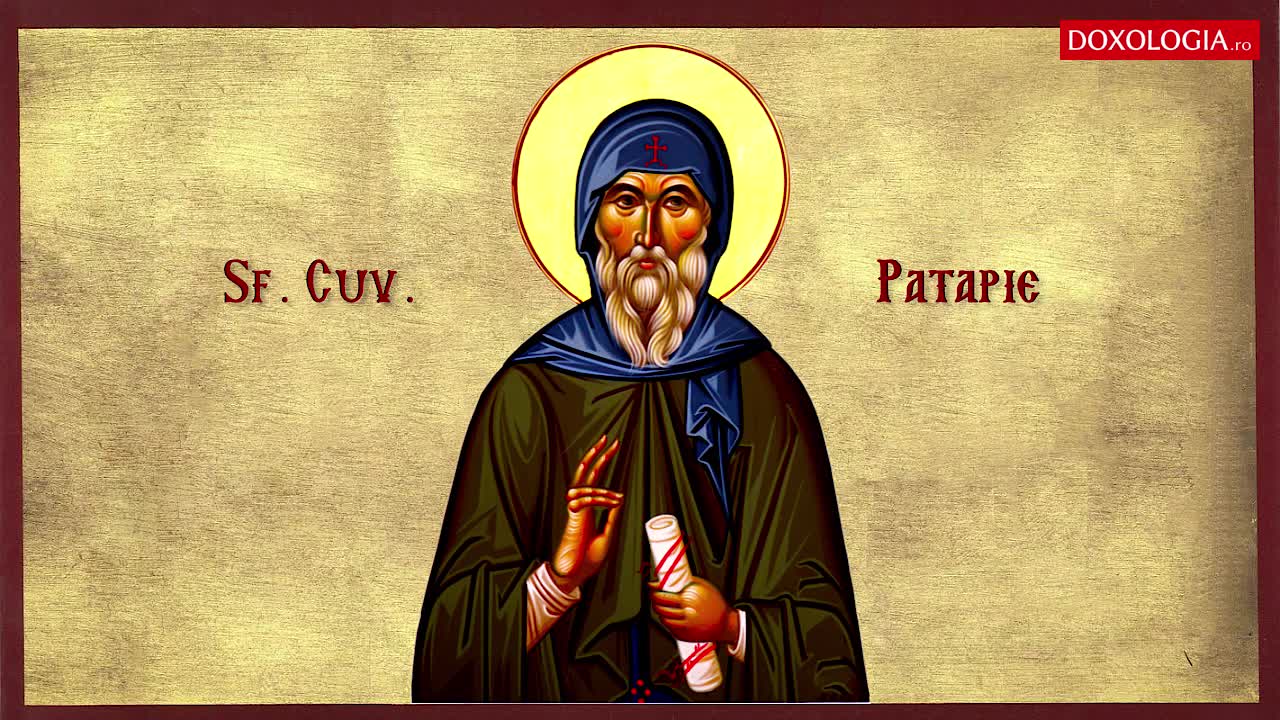 Troparul Sfântului Cuvios Patapie