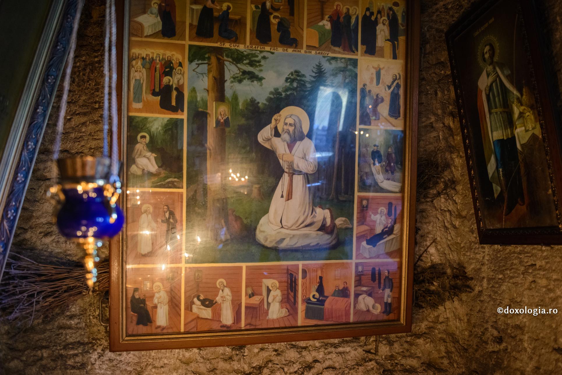 Sfântul Serafim de Sarov ‒ drumul spre sfințenie / Foto: Oana Nechifor icoana Sfântului Serafim de Sarov