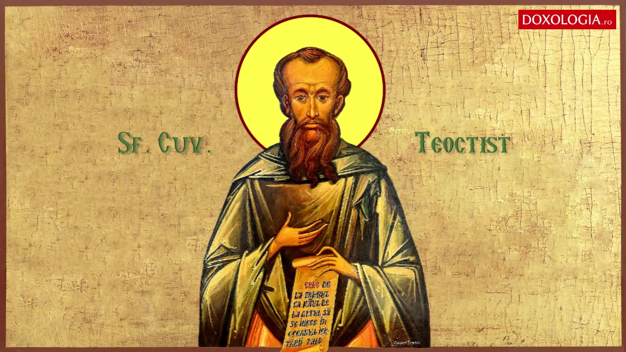 Troparul Sfântului Cuvios Teoctist, egumenul de la Kucumia Siciliei