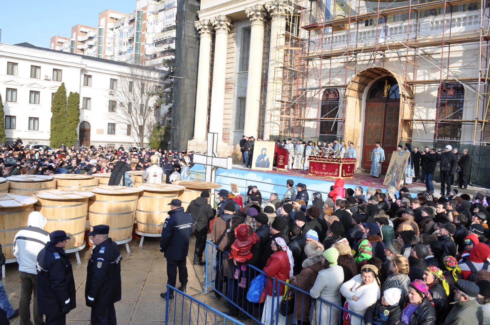 Botezul Domnului în Mitropolia Moldovei şi Bucovinei