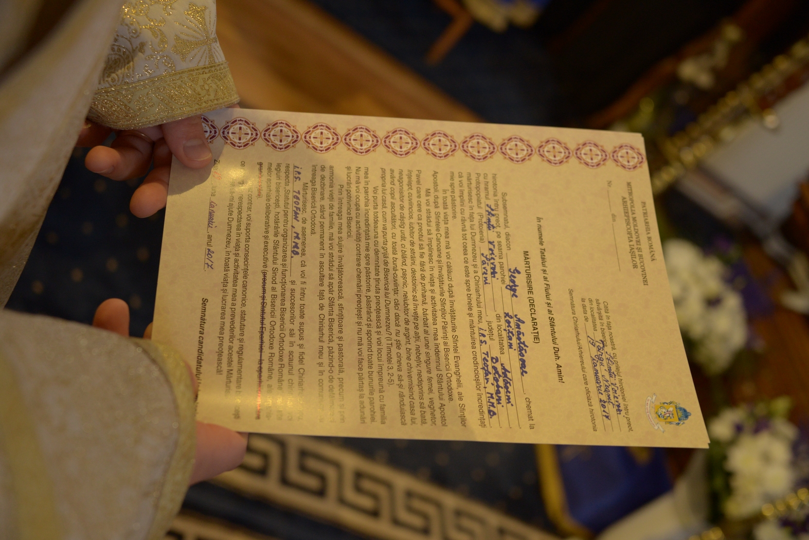 Noul protoiereu de Târgu Neamț, hirotesit de IPS Părinte Mitropolit Teofan Noul protoiereu de Târgu Neamț, hirotesit de IPS Părinte Mitropolit Teofan