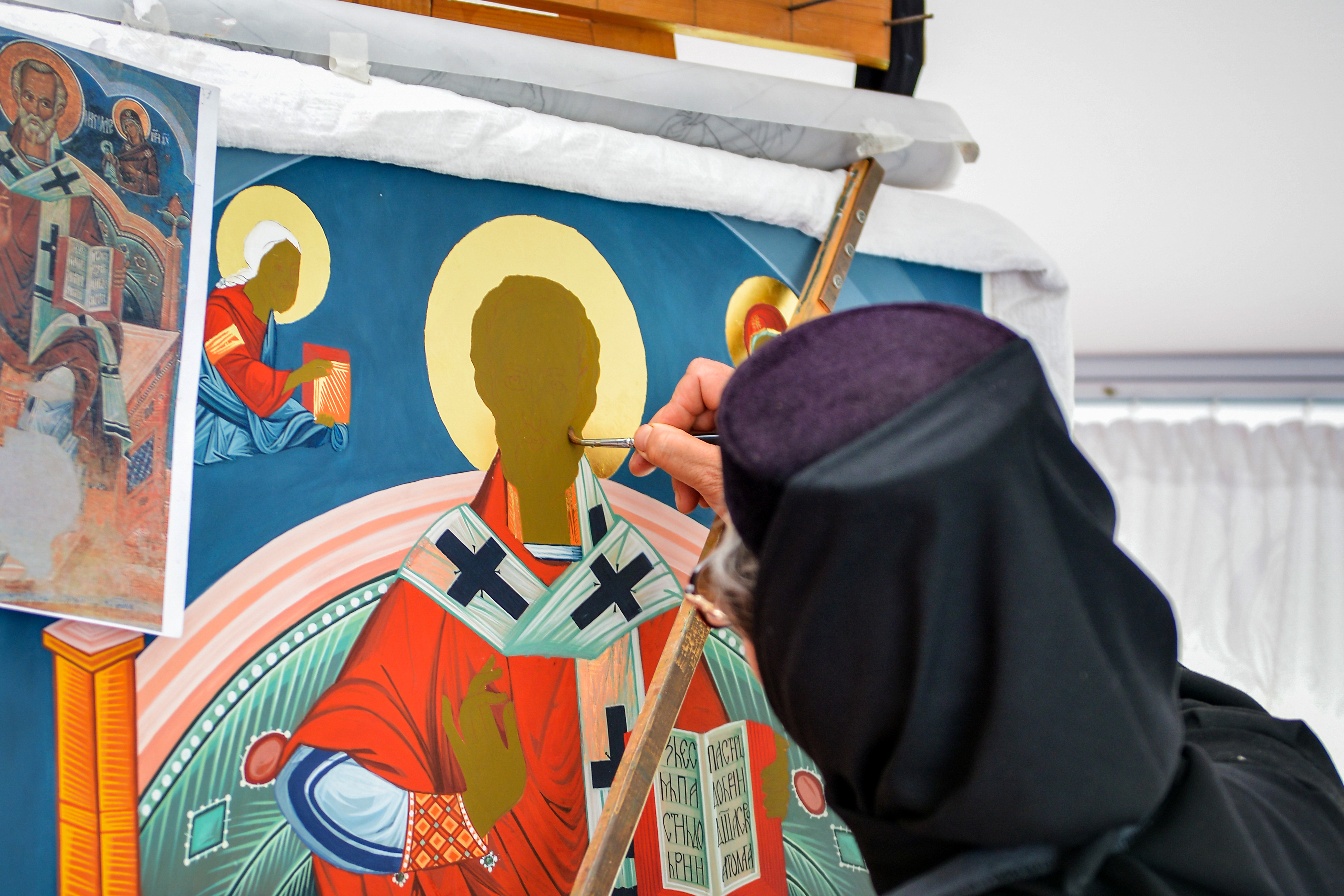 „Pentru mine, a picta e o bucurie cu smerenie, căci tot darul vine de la Părintele luminilor”