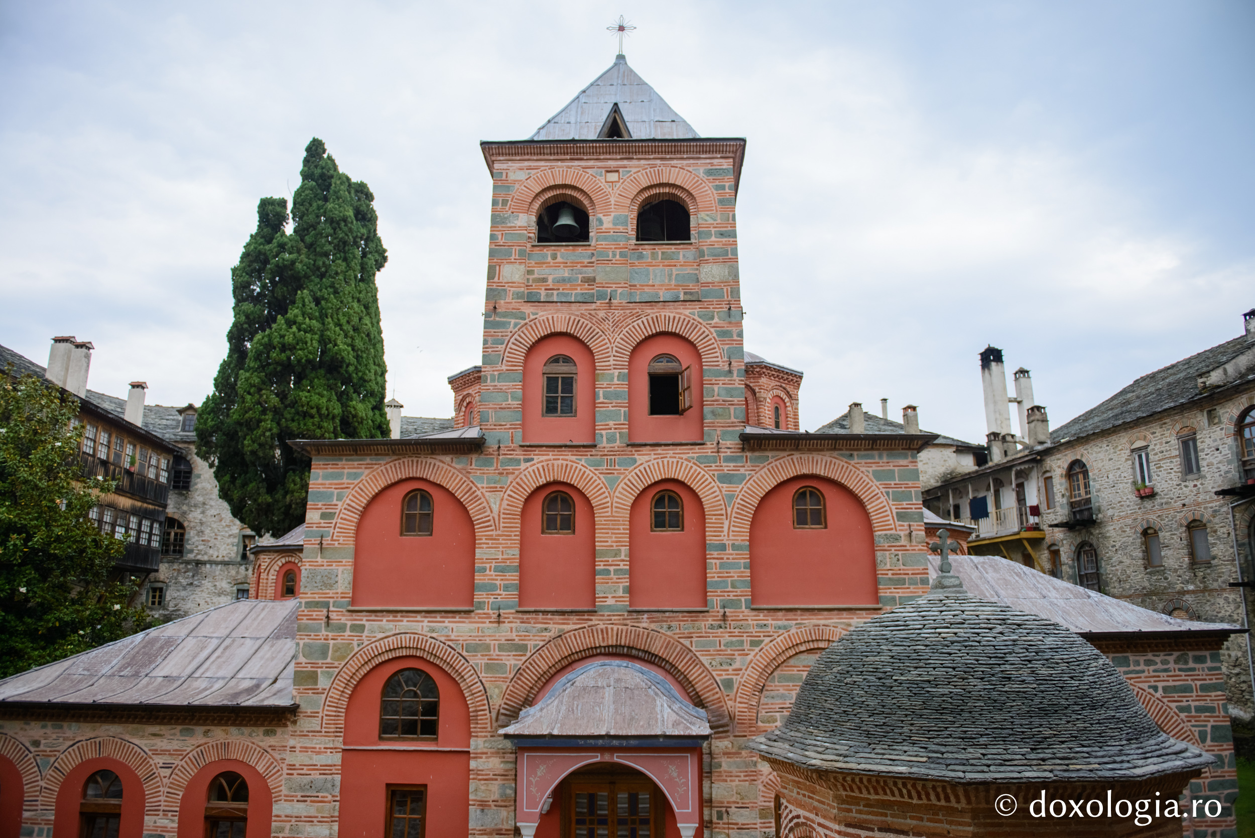 Mănăstirea Filoteu – Athos / Foto: Pr. Silviu Cluci Mănăstirea Filoteu – Athos