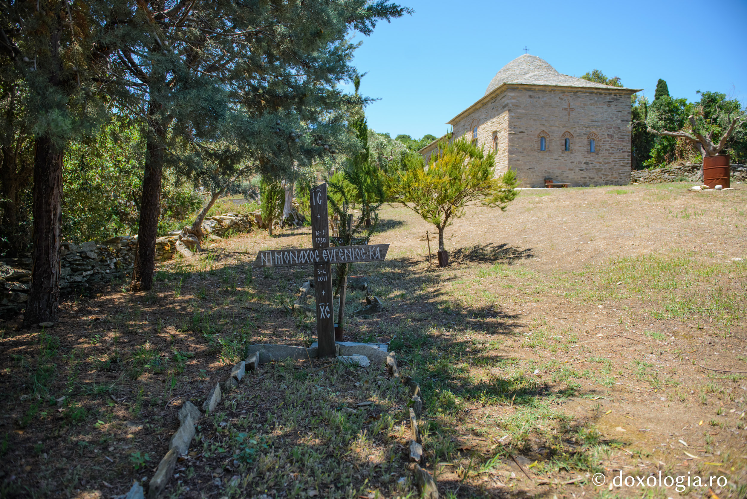 Paraclisul „Sfântul Dimitrie” – Stavronikita, Athos / Foto: pr. Silviu Cluci Paraclisul „Sfântul Dimitrie” – Stavronikita, Athos