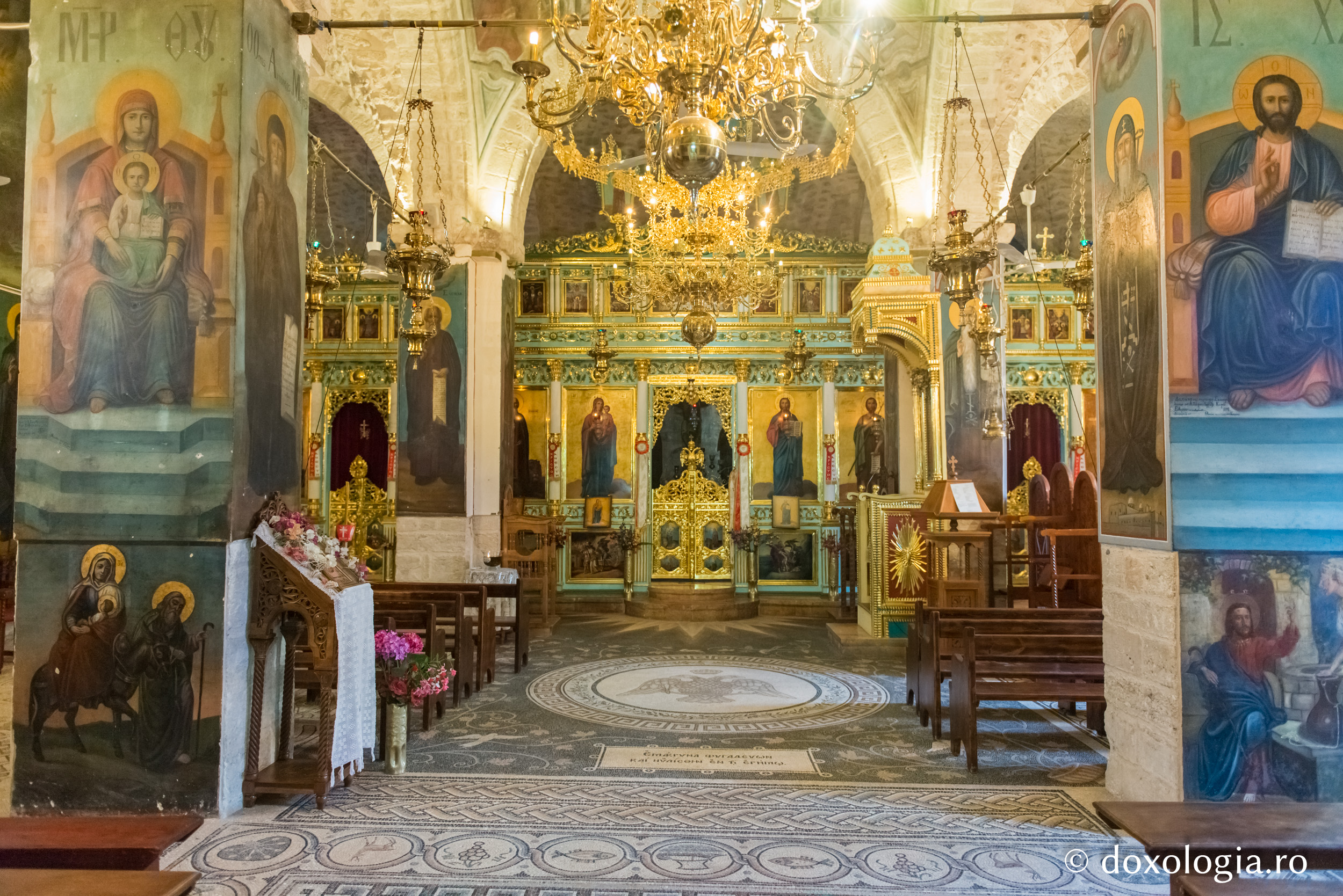 Mănăstirea Sfântul Gherasim de la Iordan / Foto: Pr. Silviu Cluci Mănăstirea Sfântul Gherasim de la Iordan