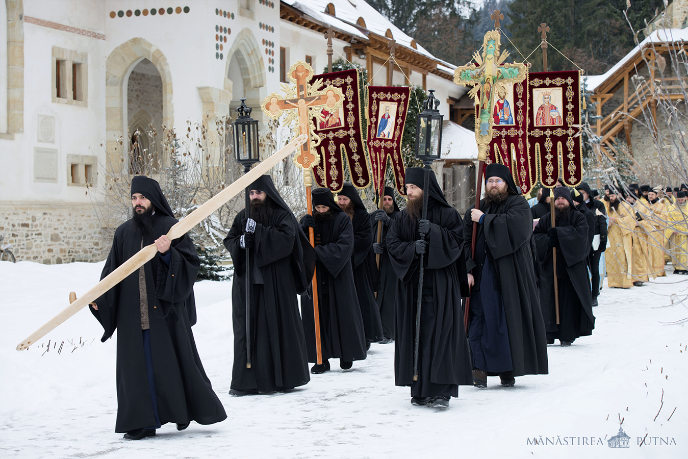 Boboteaza la Mănăstirea Putna