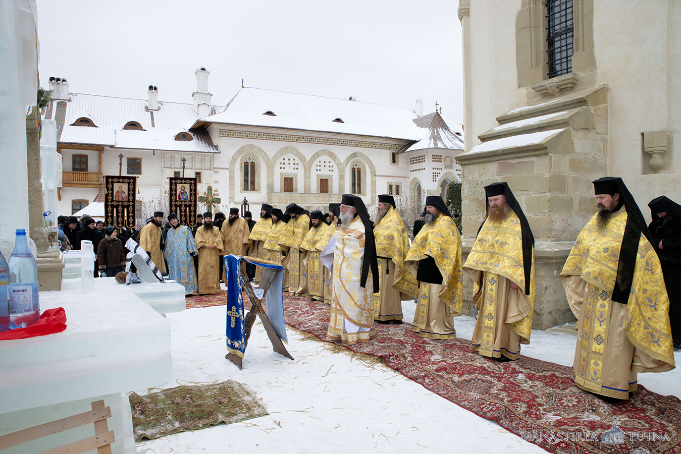 Boboteaza la Mănăstirea Putna