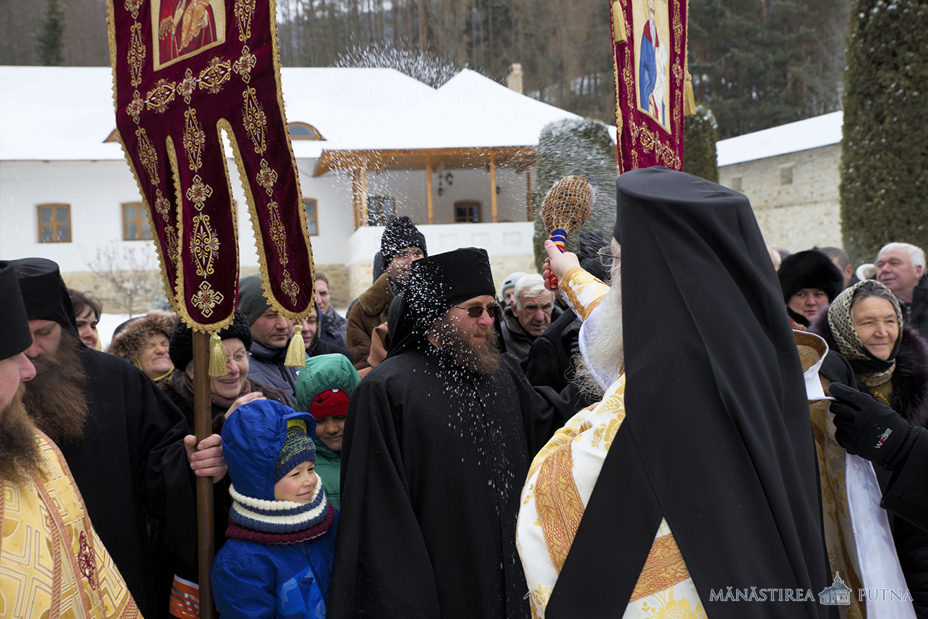 Boboteaza la Mănăstirea Putna