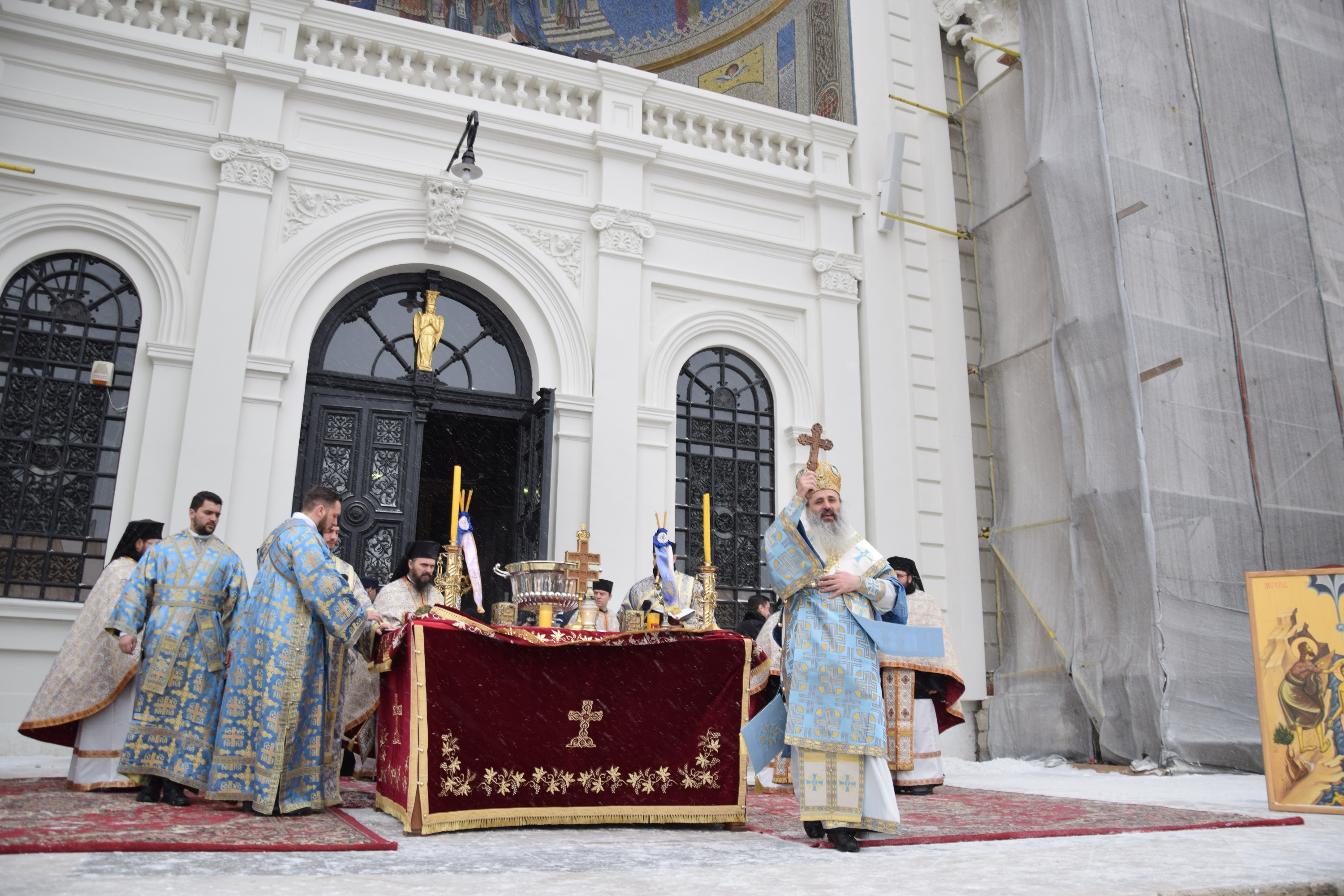 Sfințirea cea Mare a Apei la Catedrala mitropolitană din Iași